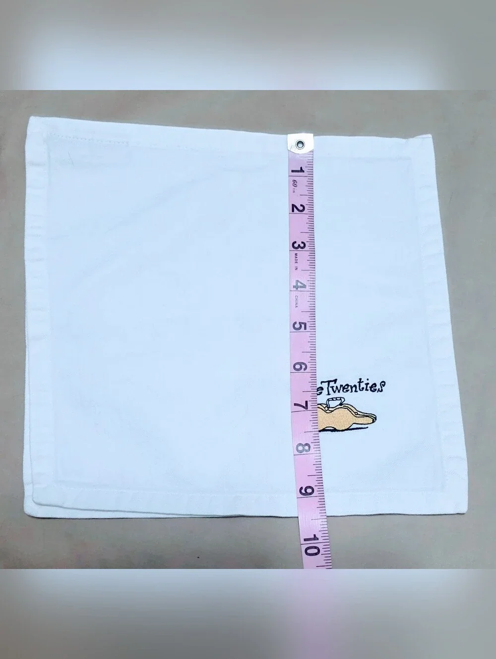 Vintage Pottery Barn Decades Collection Napkins Cotton Square Set Of 12